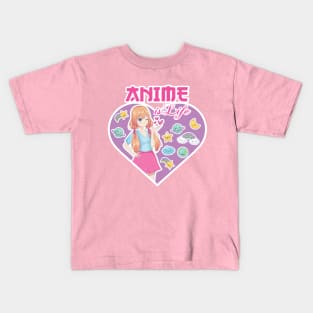 Anime is Life Kids T-Shirt